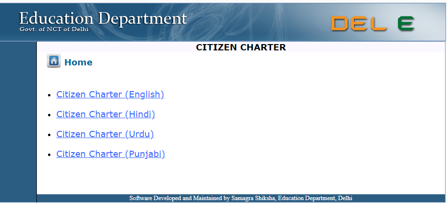 View Citizen Charter