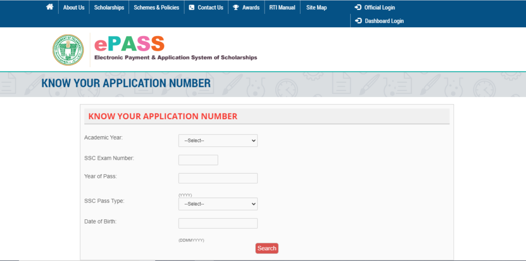 Your Application Number
