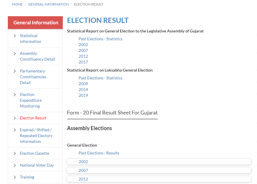 View Election Result
