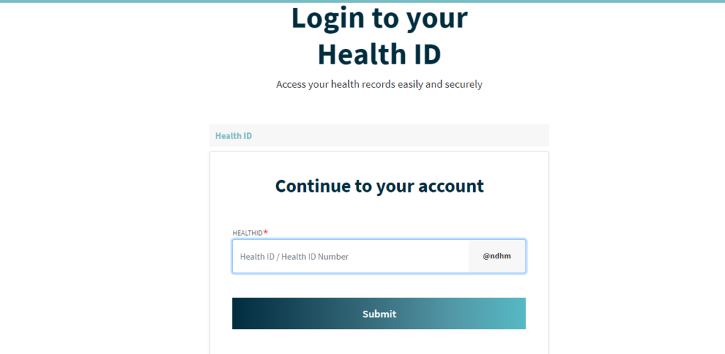 Health ID Card 