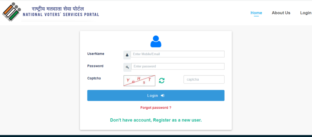 Register On The Portal
