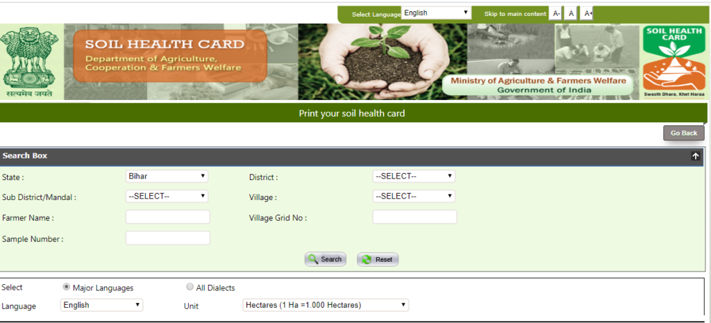 Soil Health Card Scheme 