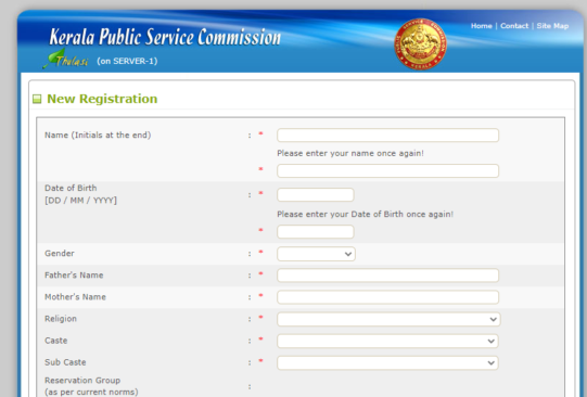 Register for Kerala PSC Thulasi 
