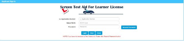 Online Learning Licence Test