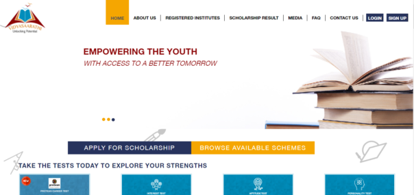 Steps to Apply For Vidyasaarathi Scholarship
