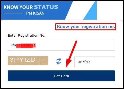 PM Kisan Yojana Payment Status Check by Registration Number