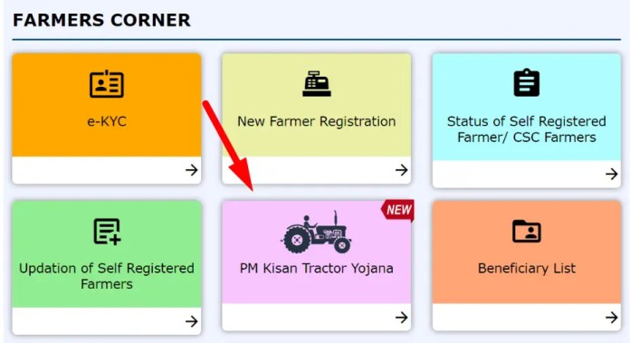 PM Kisan Tractor Yojana Form Apply Online