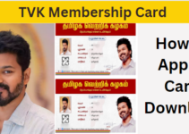 TVK Membership Card Apply Online 2024: Telegram Link to Download TVK Family Card