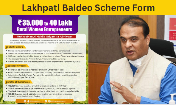 Lakhpati Baideo Scheme Form