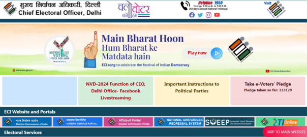 Delhi Voter List PDF Download 2024